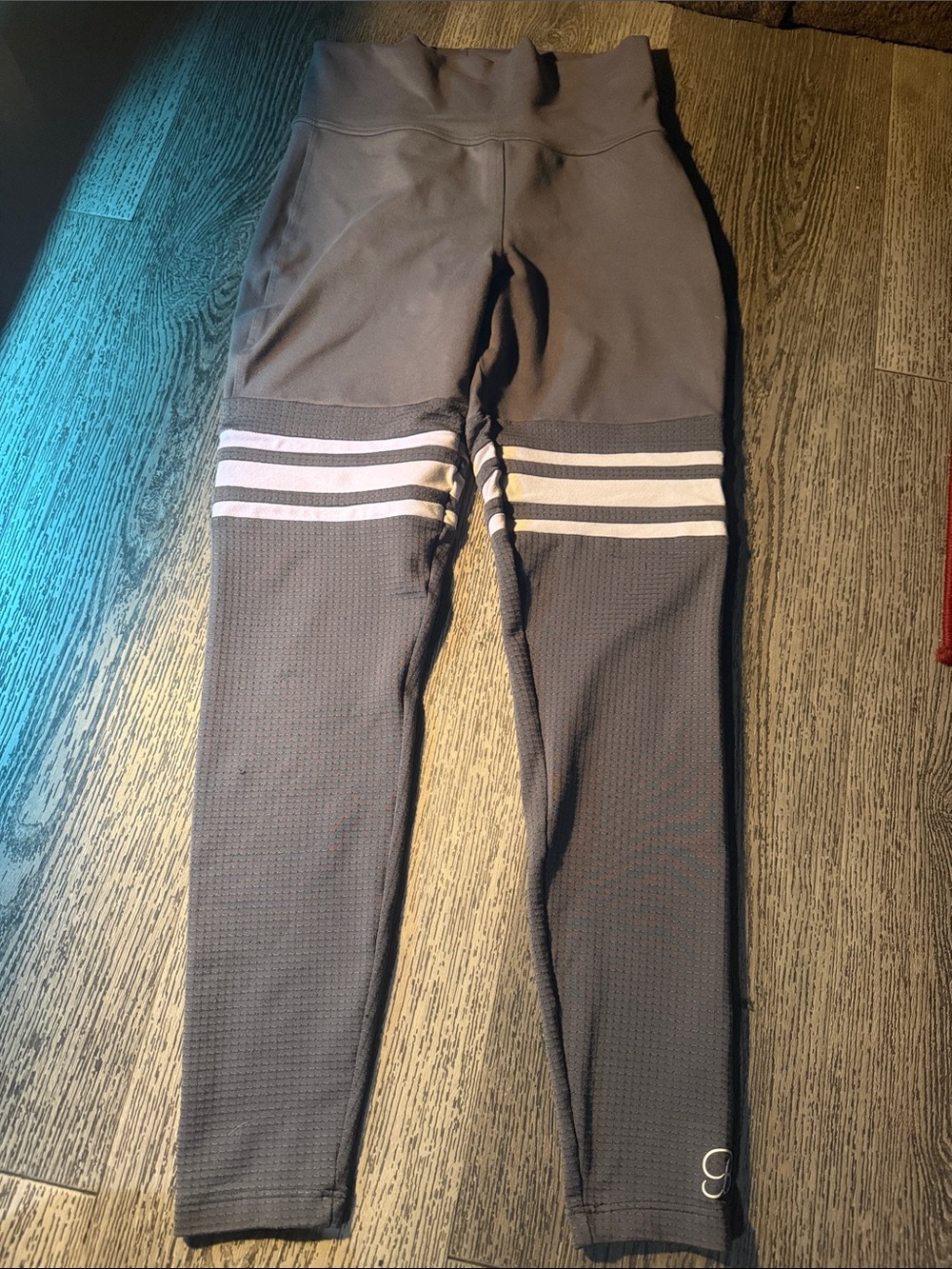 Bombshell sportswear Leggings with White Stripe Detail